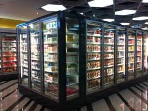 Vertical Showcase Freezer Made in China