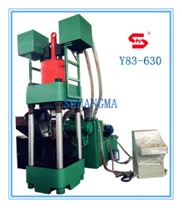 Y83-630 Hydraulic Metal Sawdust Briquetting Press Machine