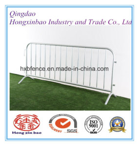 Cross Feet Crowd Control Barriers Galvanized Temporary Fence